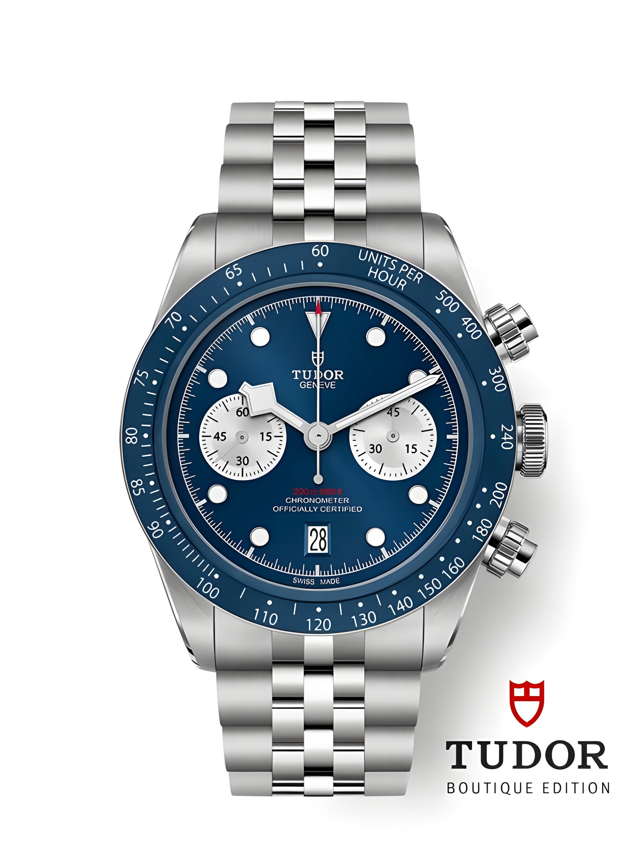 New Tudor Black Bay Chrono Blue Silver Blue Blue Watch