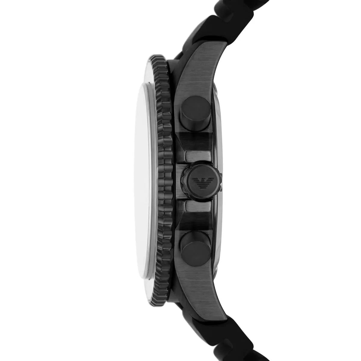 Emporio Armani genuine men's watch silicone balloon black chronograph
