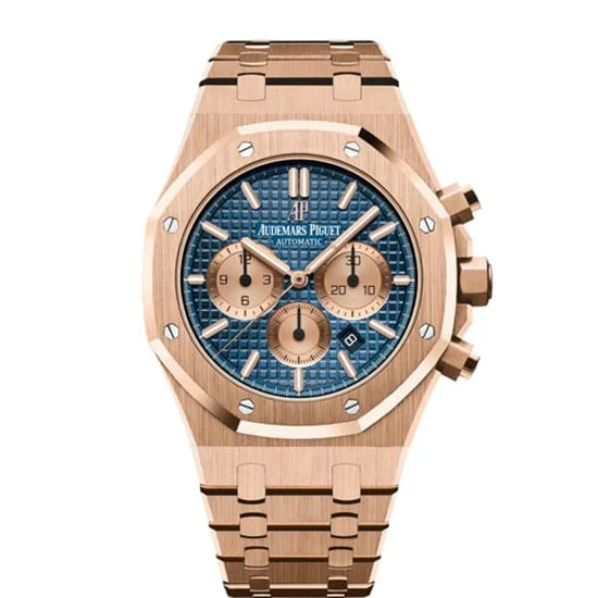 Men's Audemars Piguet Royal Oak gold dial Blue Watch
