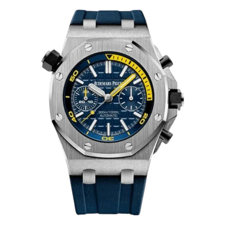 Audemars Piguet Royal Oak Offshore men's blue dial watch