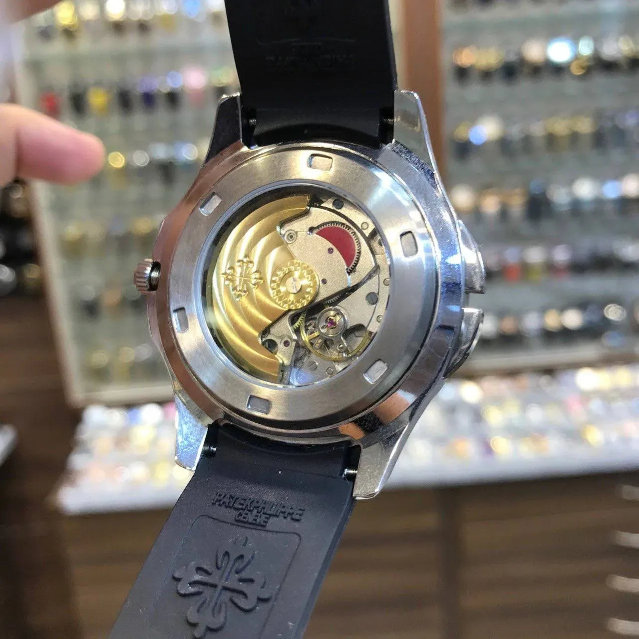 Patek Philippe watch with black