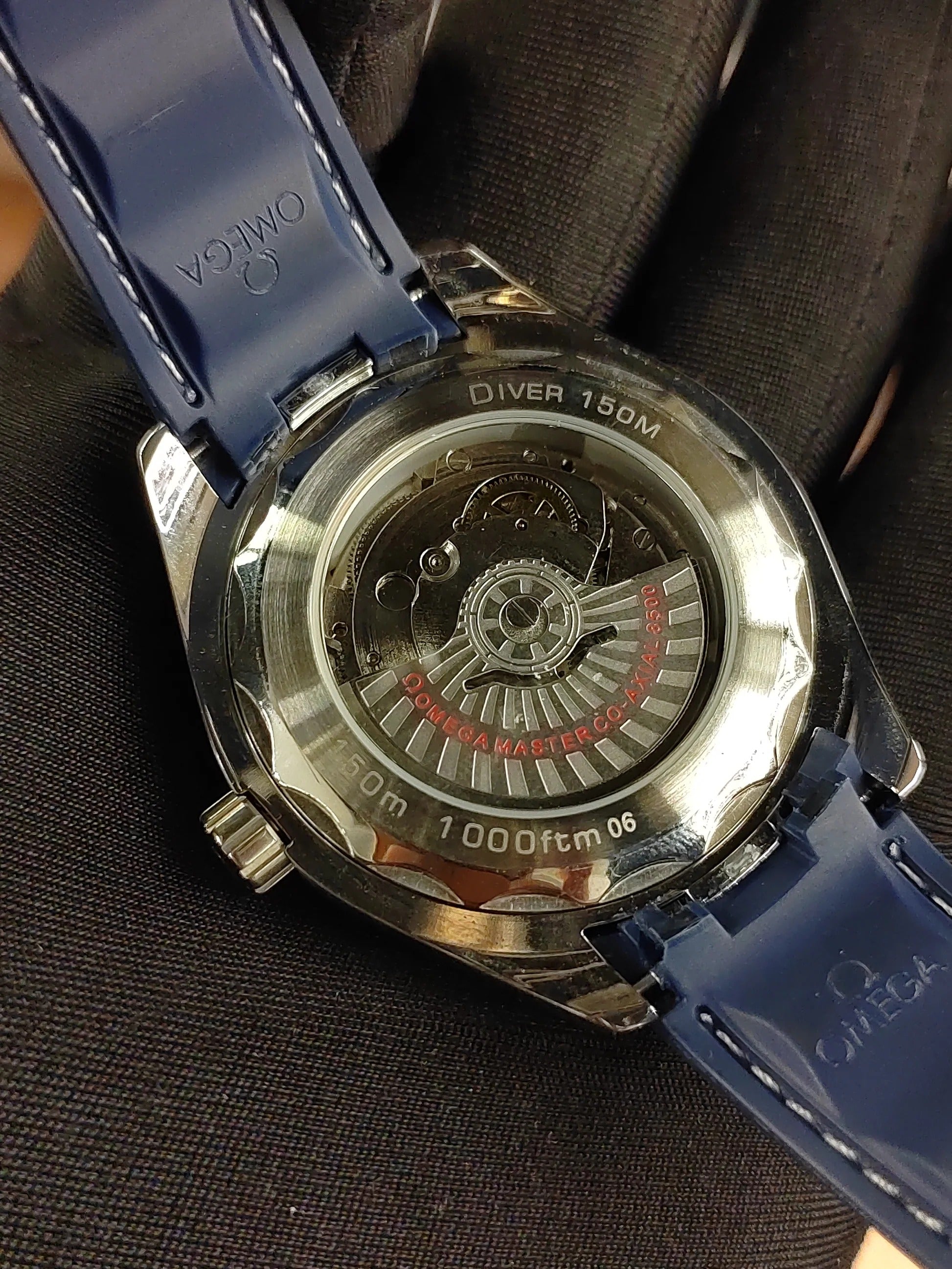 Omega Sea Master Rapper Blue Men's watch
