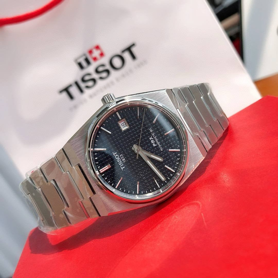 Men's watch Tissot BRX Navy enamel