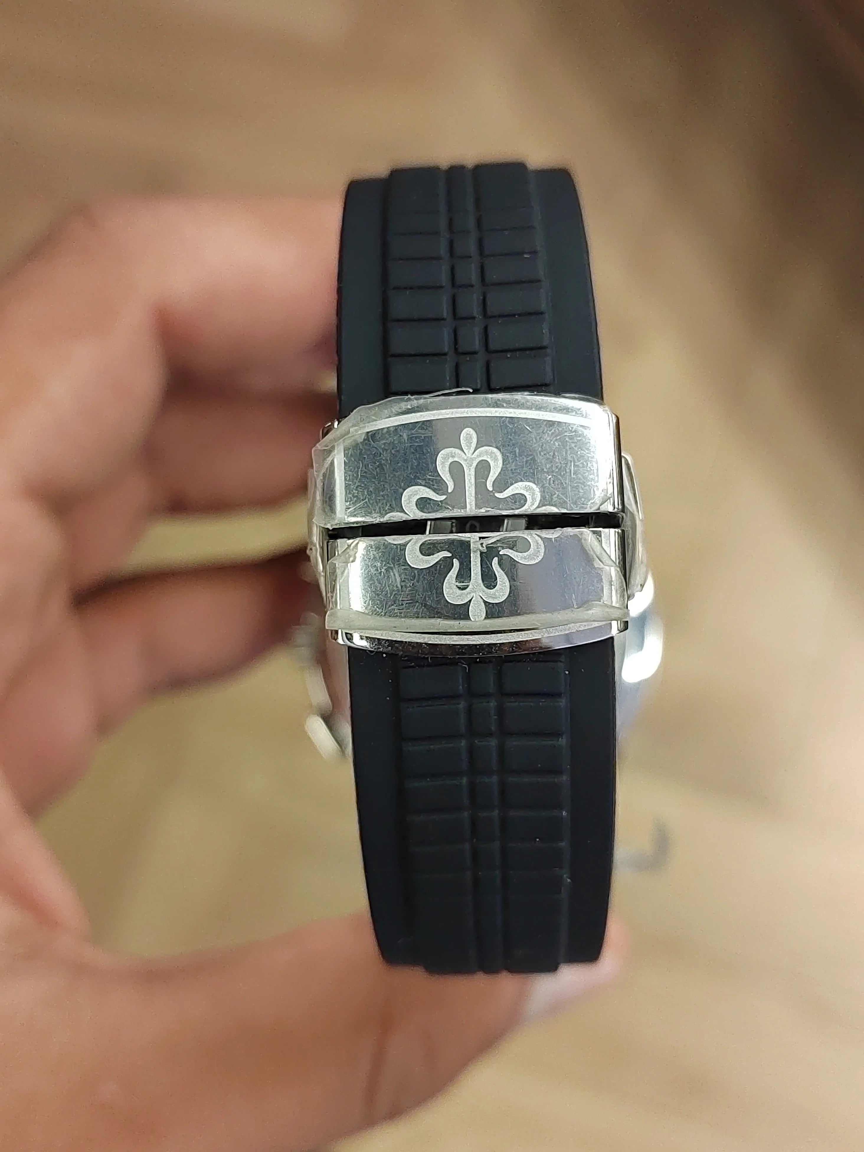 Patek Philippe watch with black