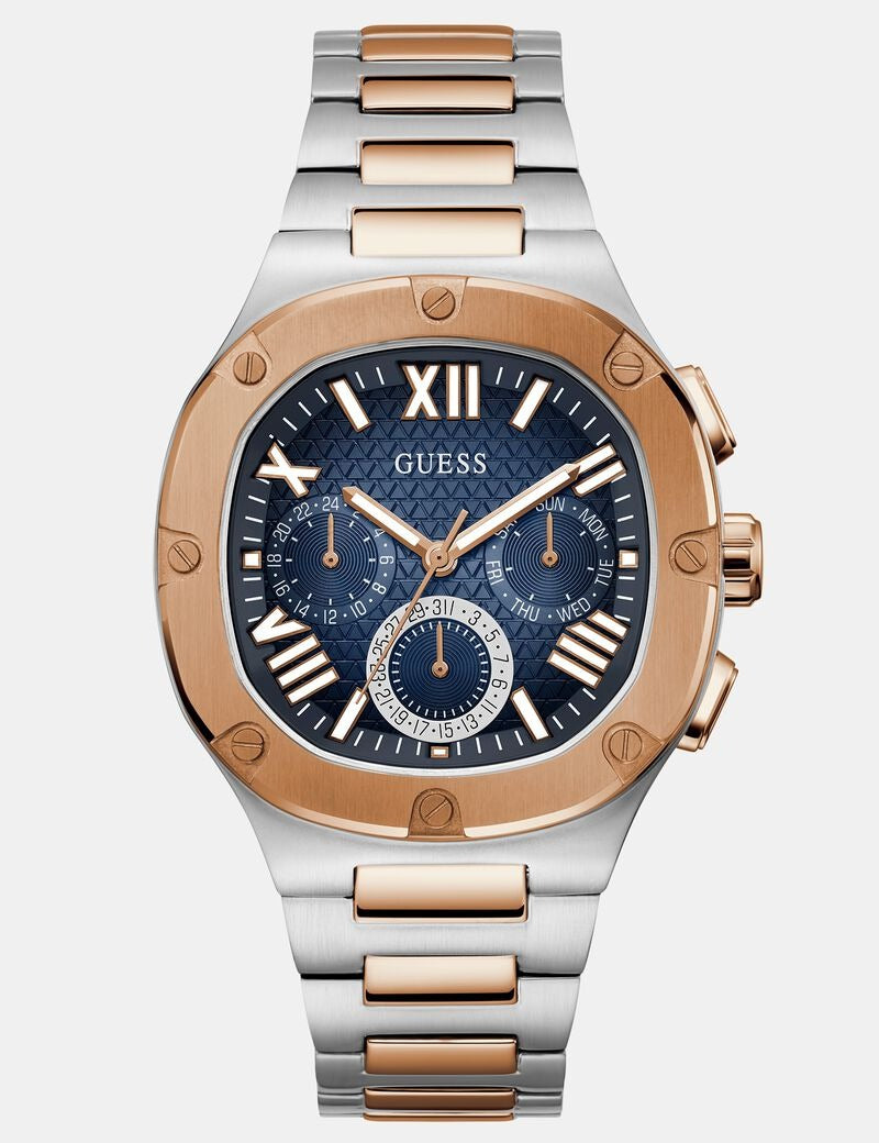 Original Guess analog quartz watch size 43 stainless steel model GW0572G4