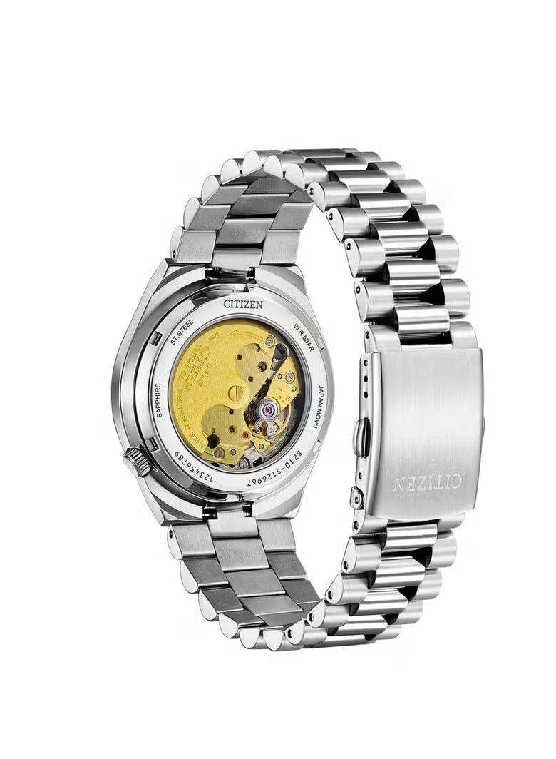 Citizen Stainless Steel Mens Automatic Gents Analog Watch - Tsuyosa Collection - Nj0150