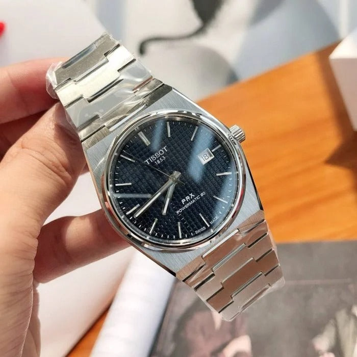 Men's watch Tissot BRX Navy enamel