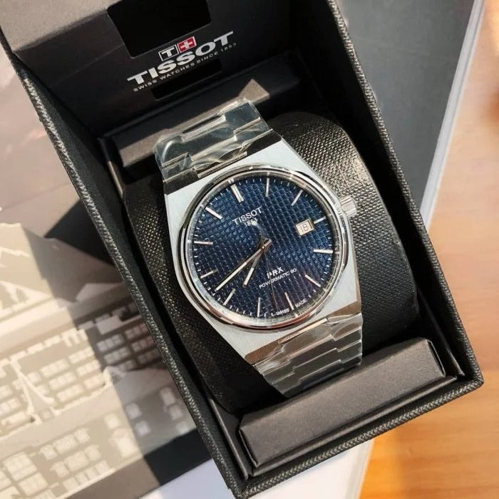 Men's watch Tissot BRX Navy enamel