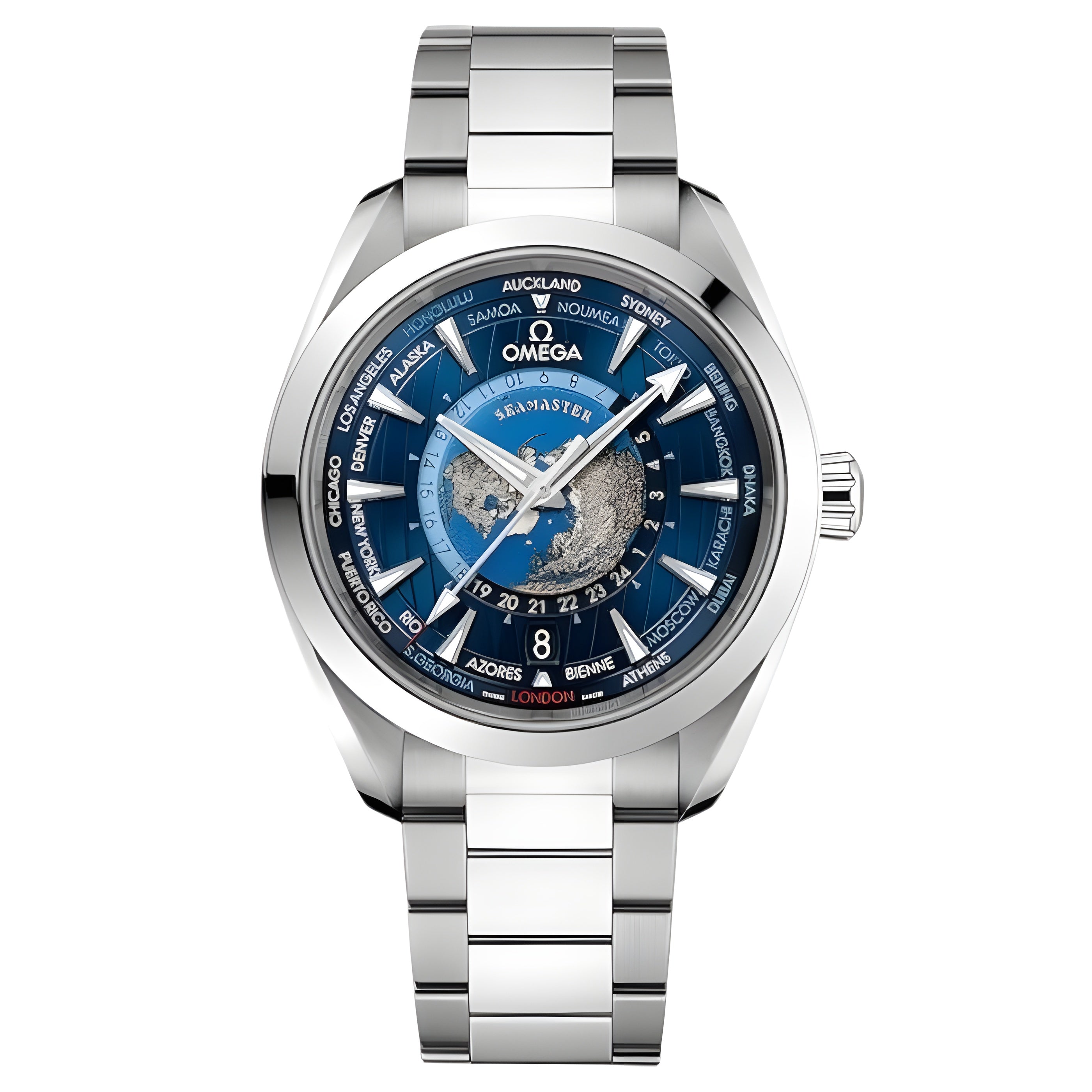 Men's Omega Master Blue Dial watch