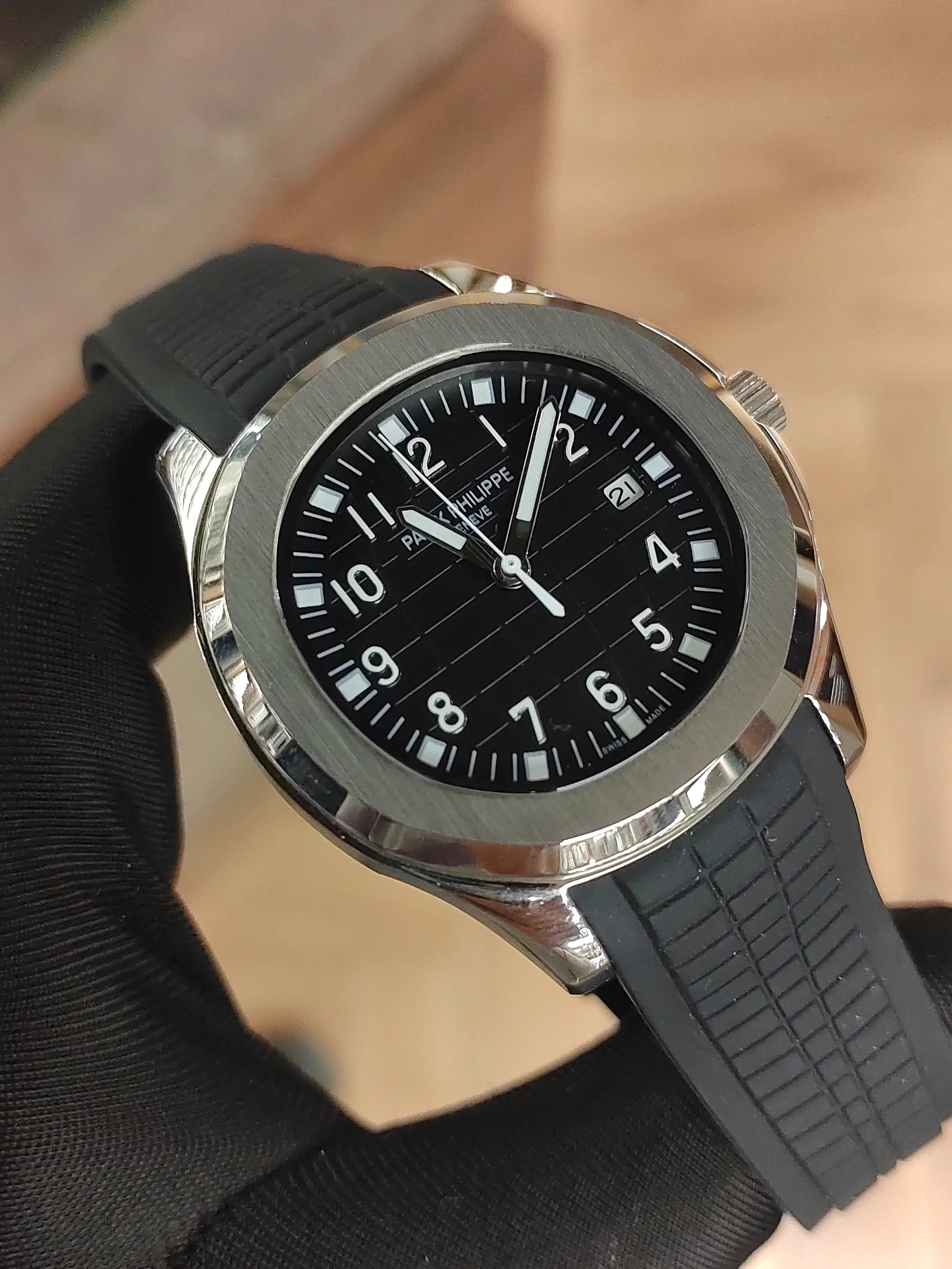 Patek Philippe Aquanaut Watch - All Black