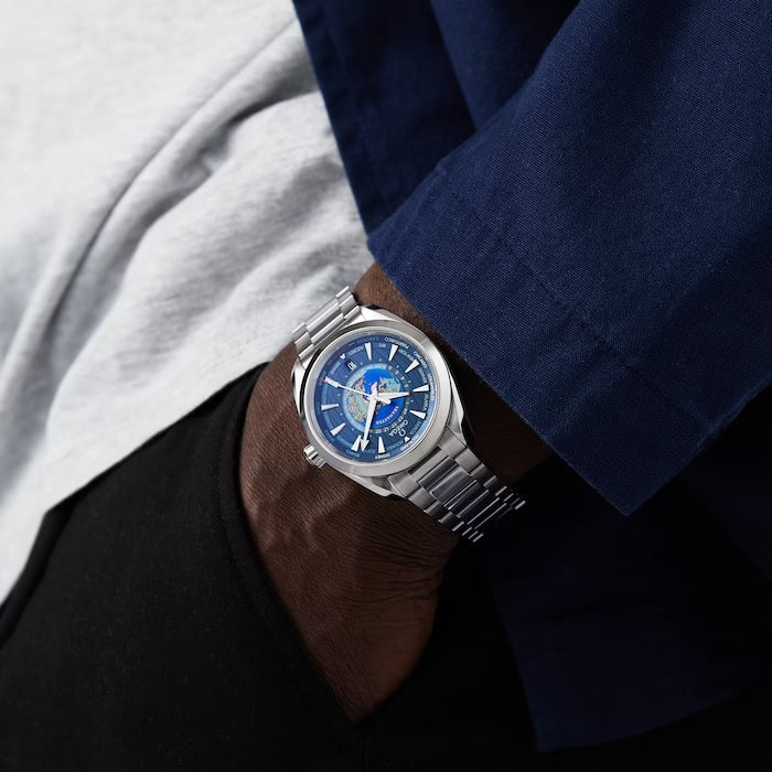 Men's Omega Master Blue Dial watch