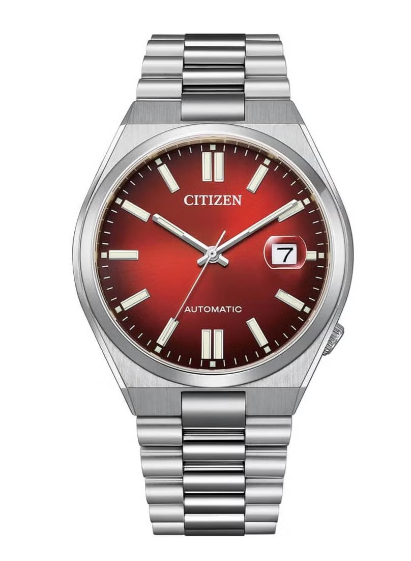 Citizen Stainless Steel Mens Automatic Gents Analog Watch - Tsuyosa Collection - Nj0150