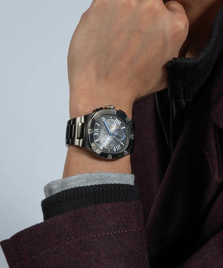 Original Men's watch brand Jess stainless steel size 43 Gray balloon model GW0572G5