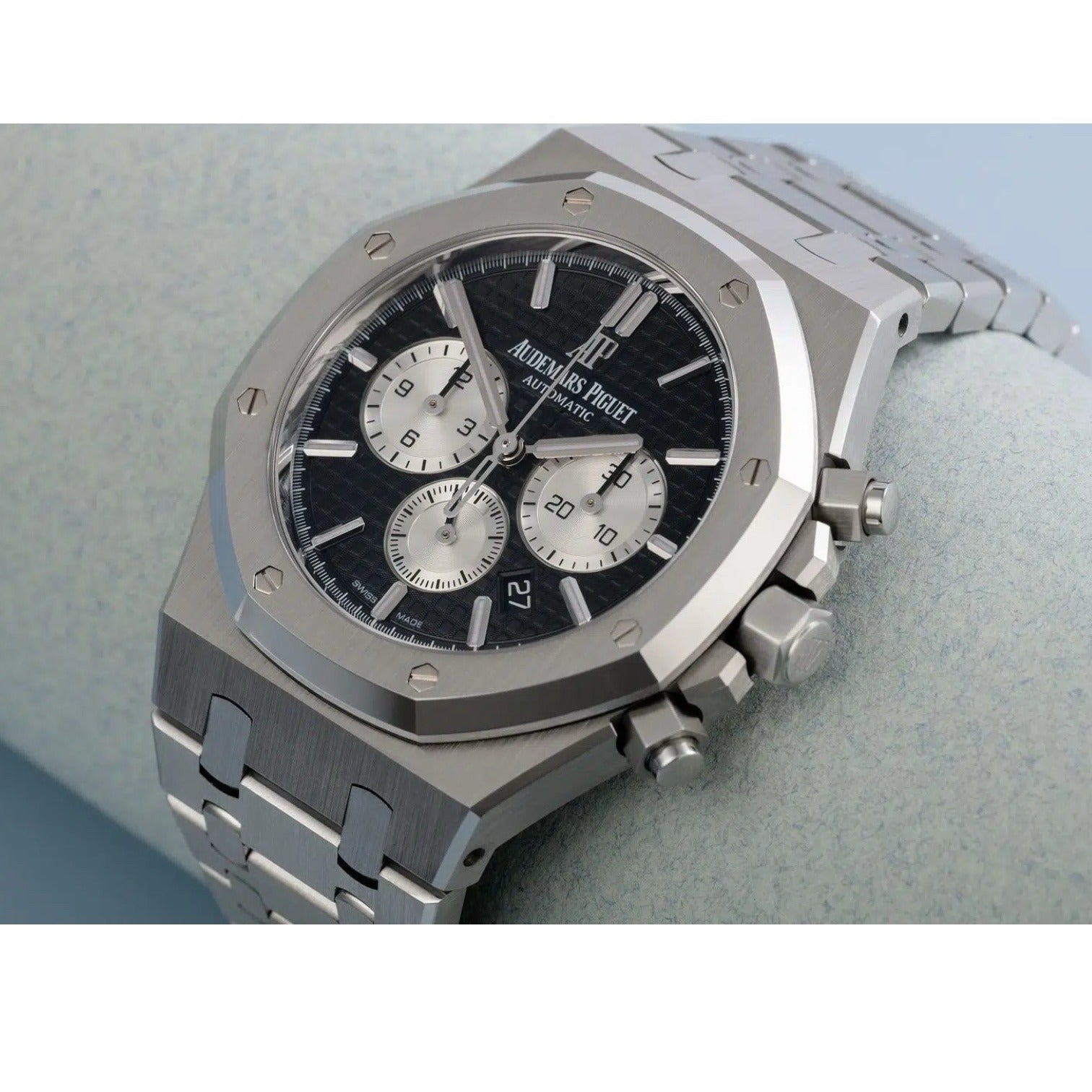 Audemars Piguet Royal Oak black enamel men's watch