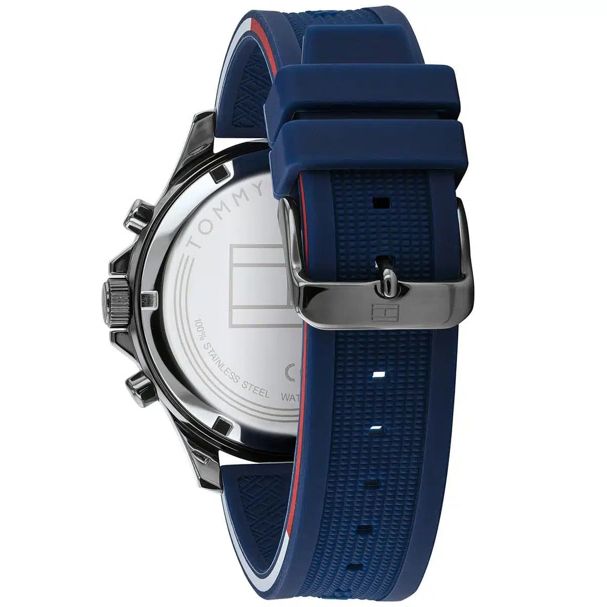 Tommy Hilfiger Men's watch with blue balloon and silicone bracelet model 1791721
