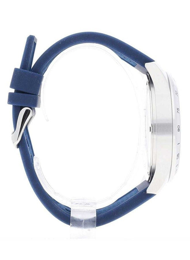 Men's Tommy Hilfiger analog watch with blue silicone bracelet 1791476-46 mm