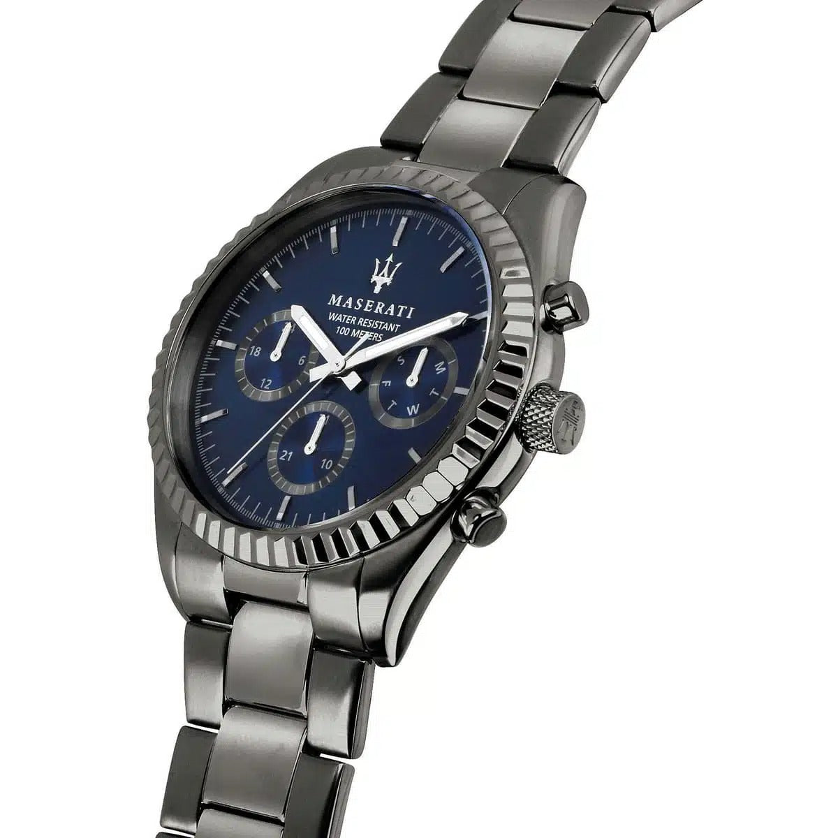Men's Analog Stainless Steel Clasp Round Wrist Watch R8853100019