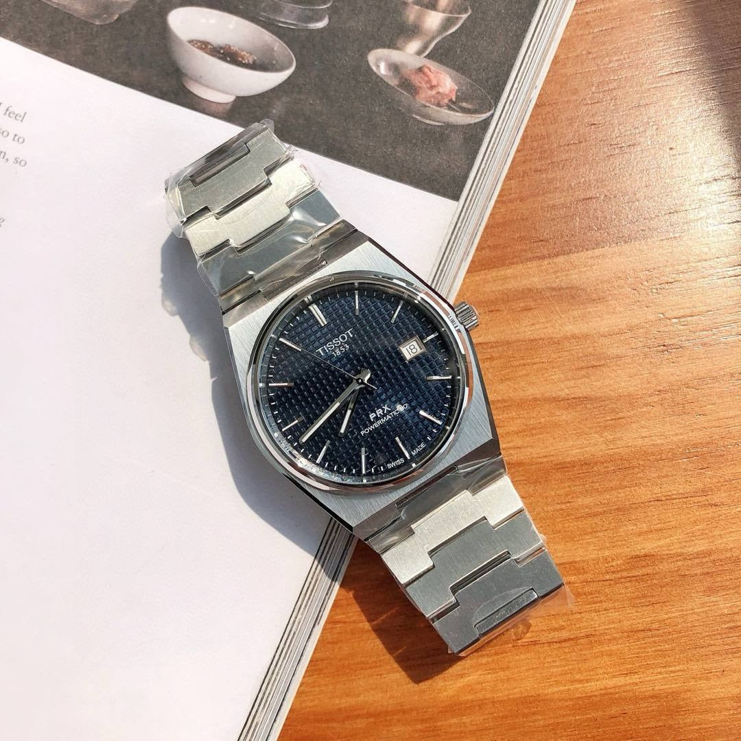 Men's watch Tissot BRX Navy enamel