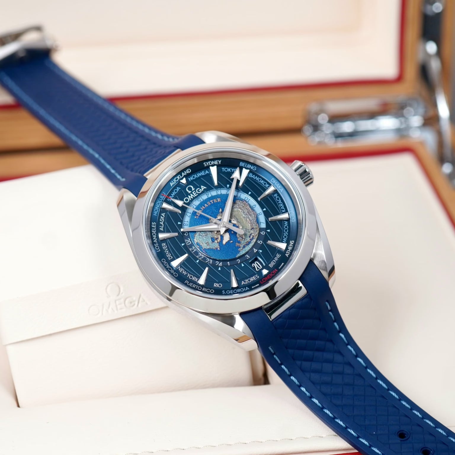 Omega Sea Master Rapper Blue Men's watch
