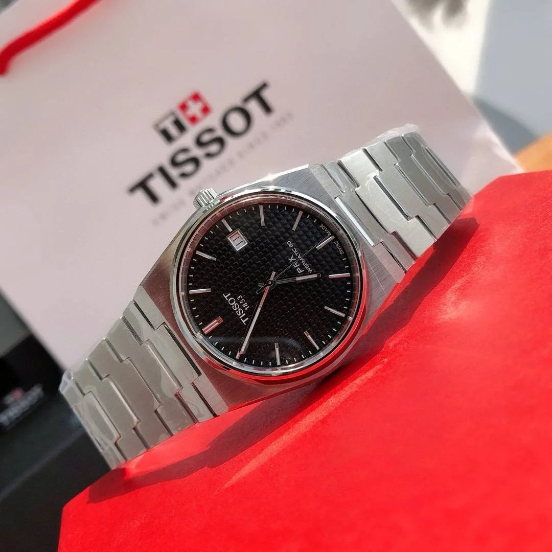 Men's watch Tissot BRX MENA black
