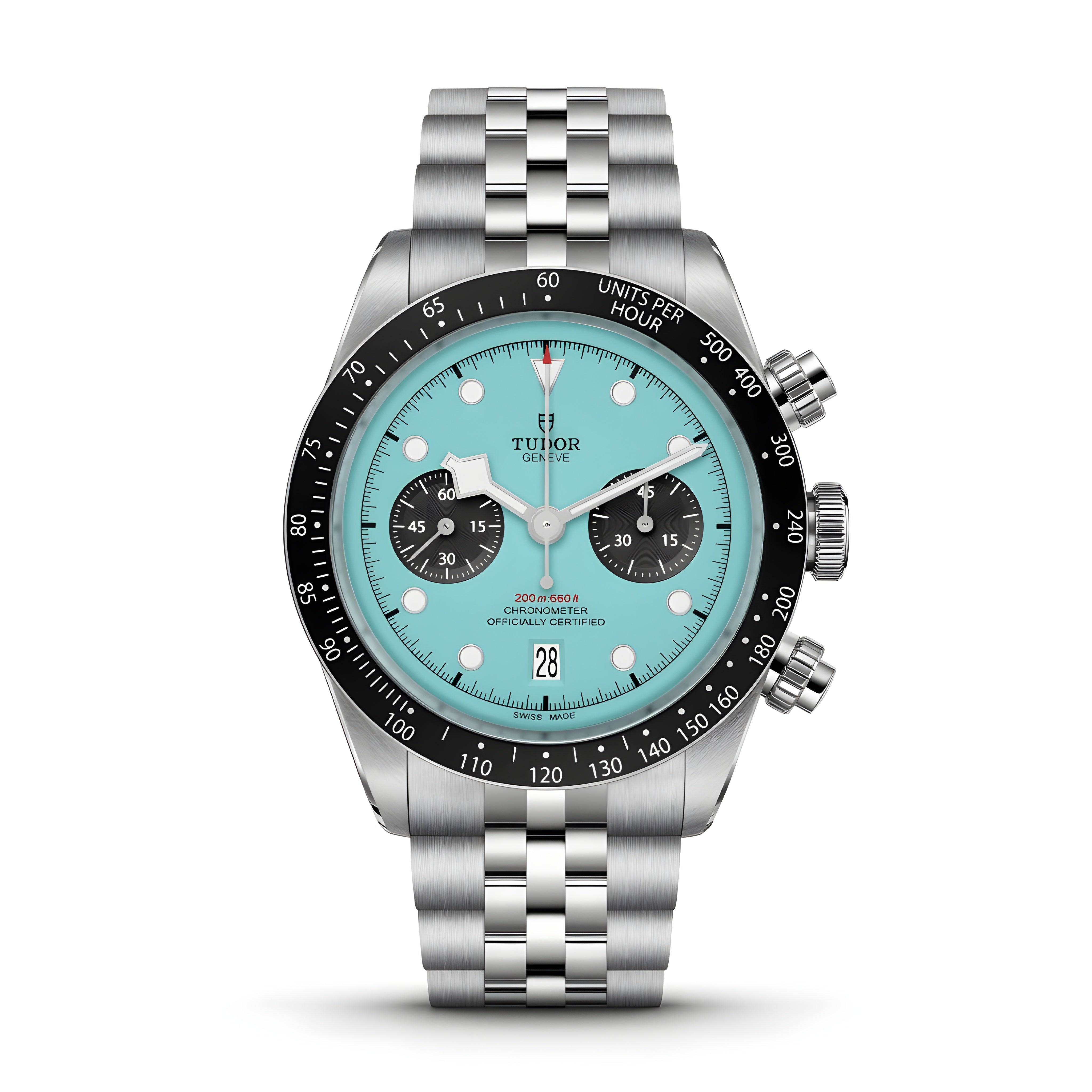 Black Bay Chrono 41mm “Flamingo Blue” Automatic Men's Watch M79360N-0024