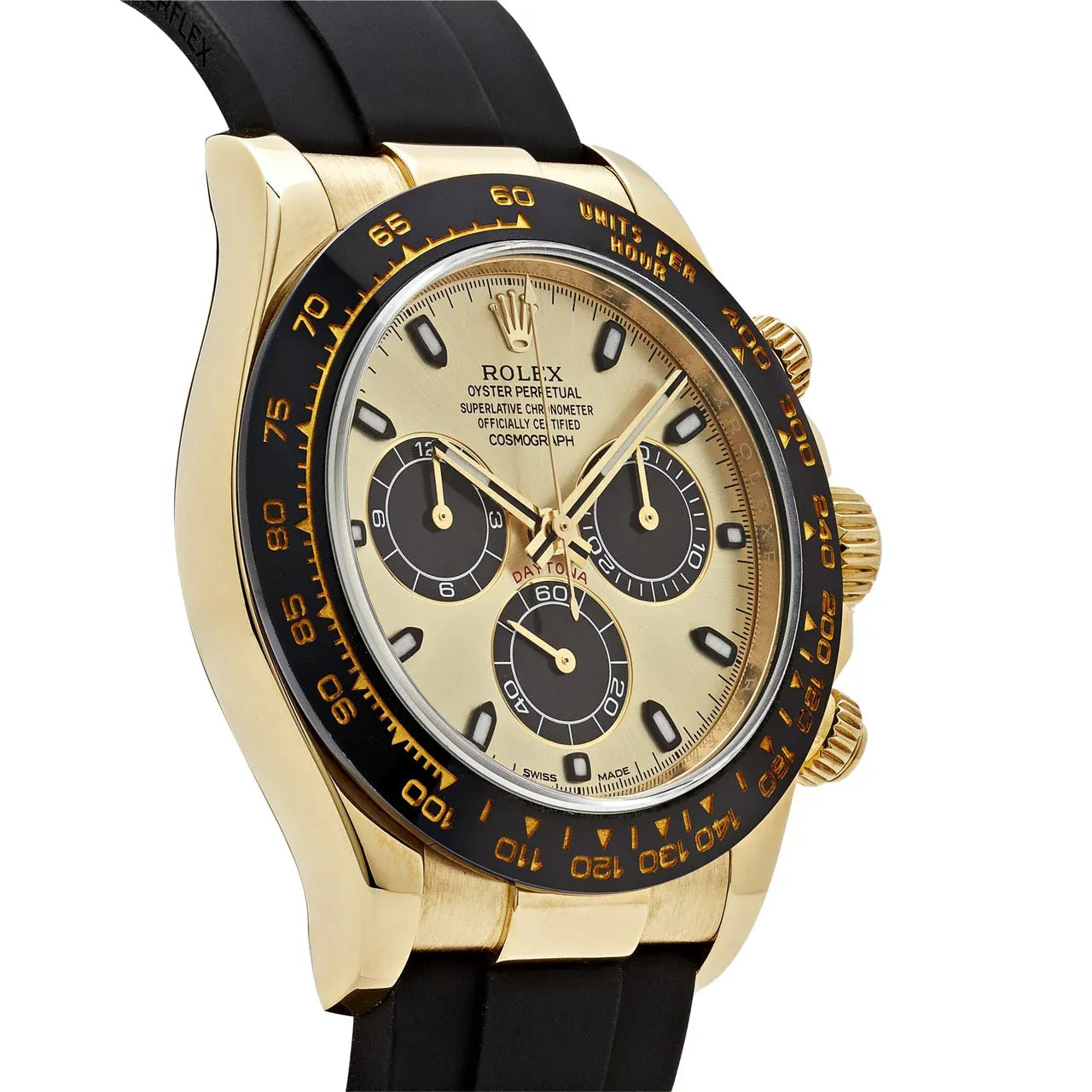 Rolex Daytona rubber gold men's watch