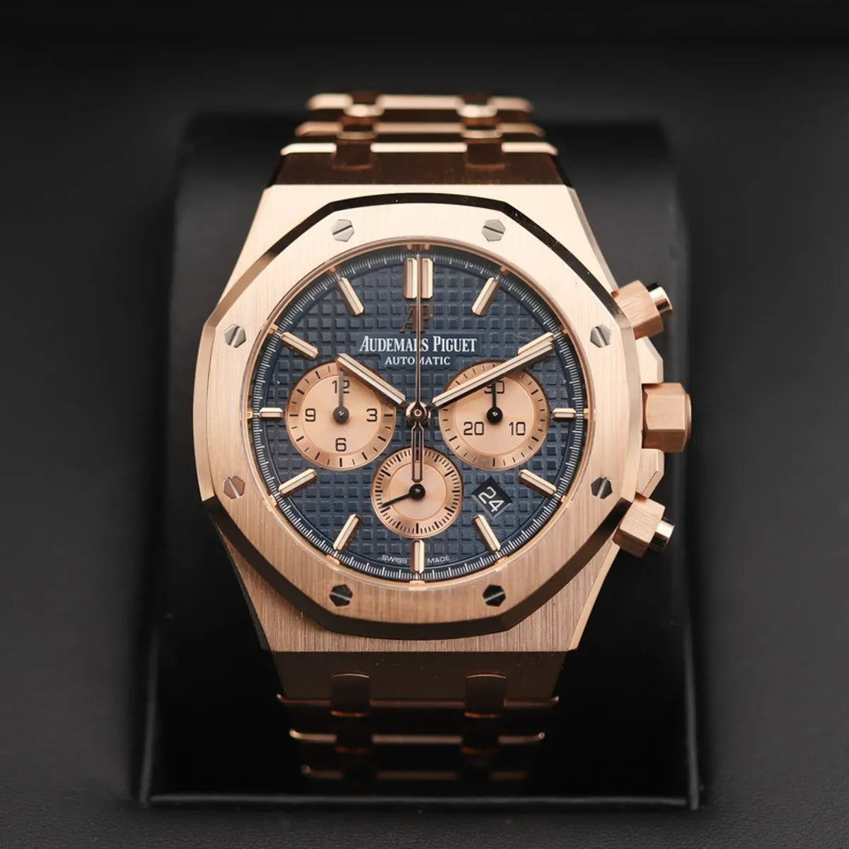 Men's Audemars Piguet Royal Oak gold dial Blue Watch