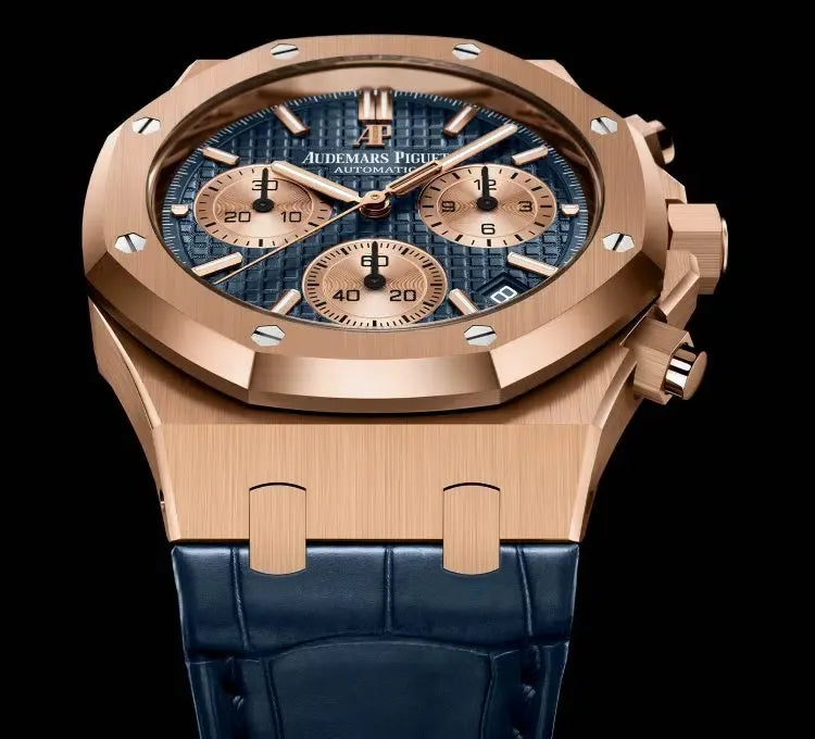 Audemars Piguet Royal Oak men's leather watch