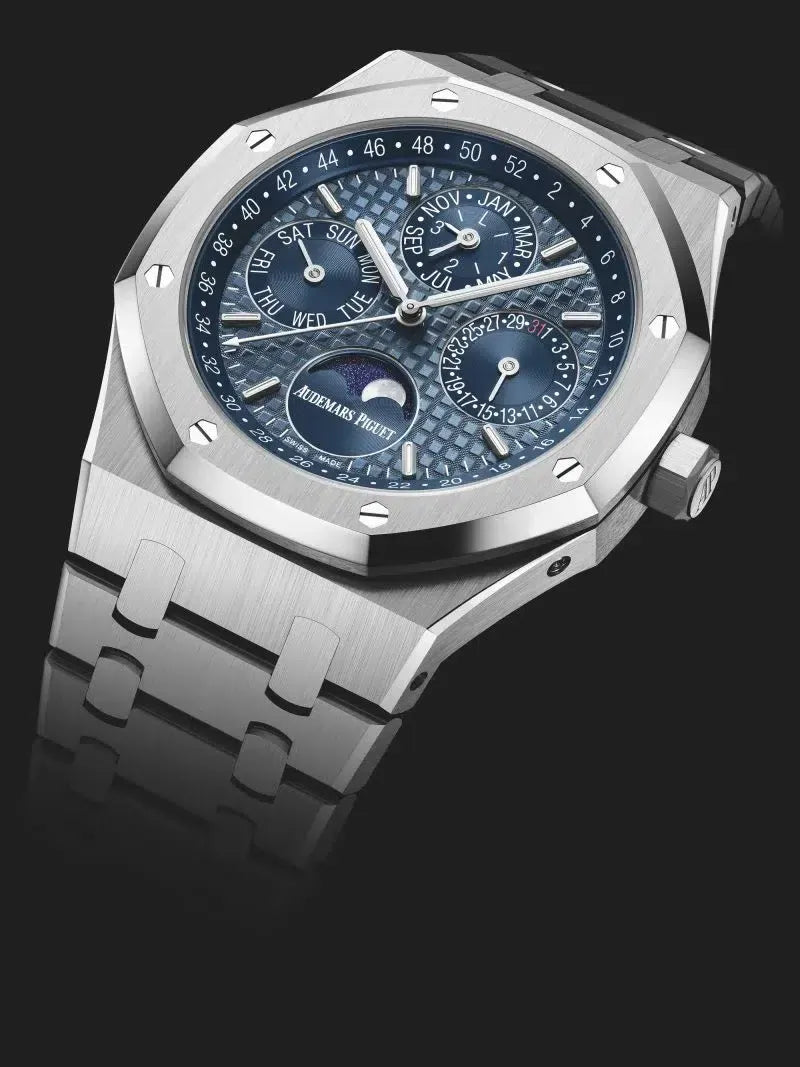 Audemars Piguet Royal Oak watch blue dial