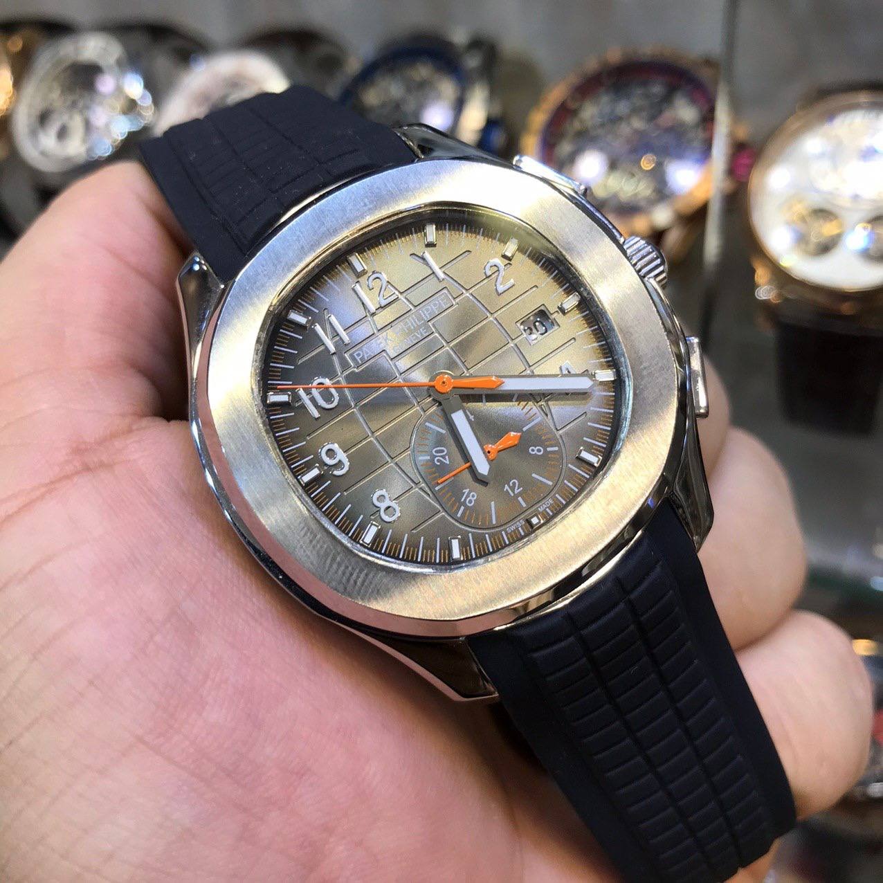 Patek Philippe watch with black