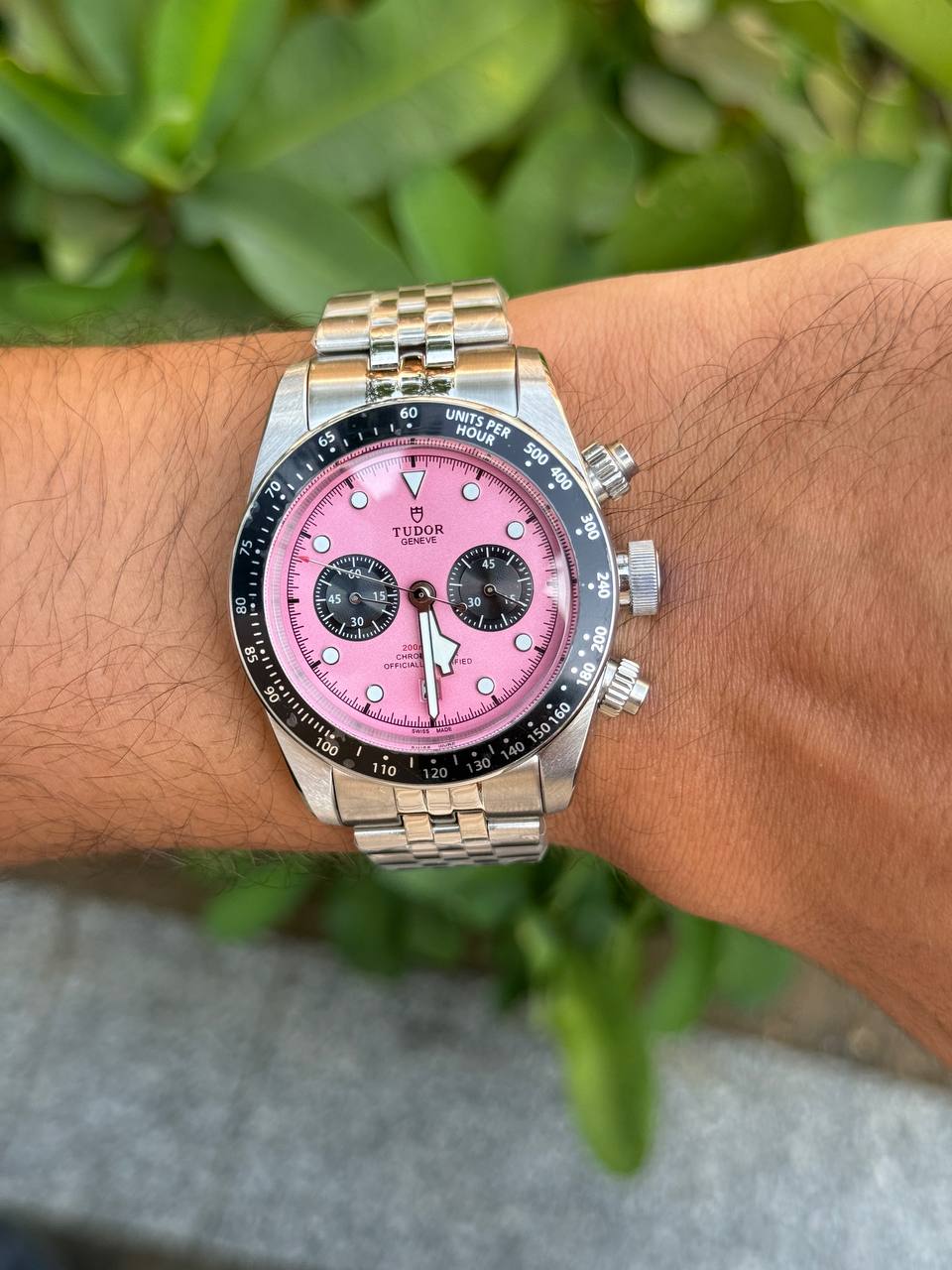 Black Bay Chrono Limited Edition Pink Dial 41mm Mens Watch M79360N-0019