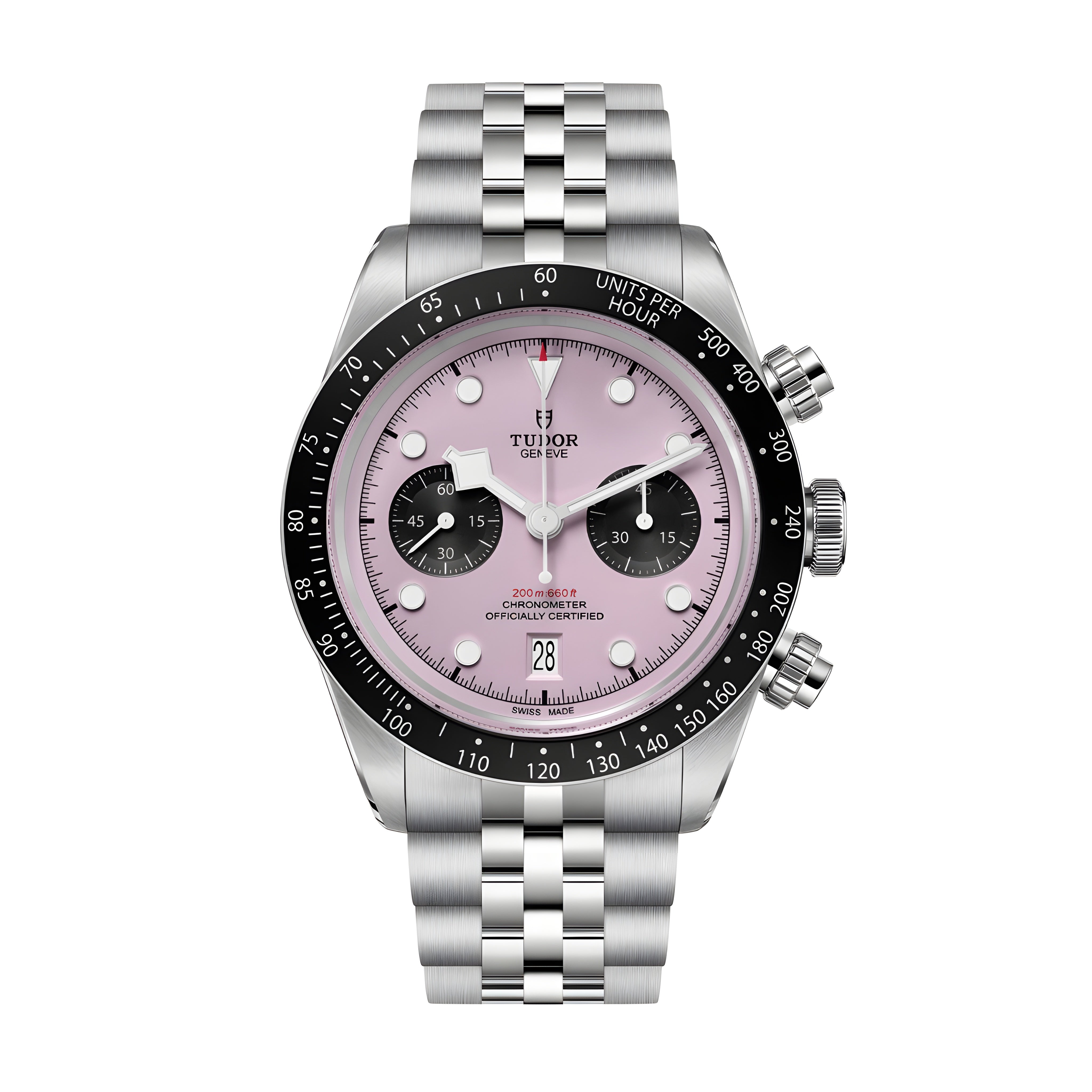 Black Bay Chrono Limited Edition Pink Dial 41mm Mens Watch M79360N-0019